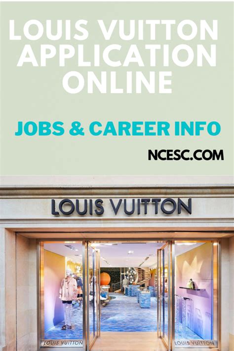 louis vuitton jobs melbourne|Louis Vuitton job application.